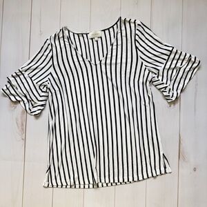 Skies are Blue Striped Tee